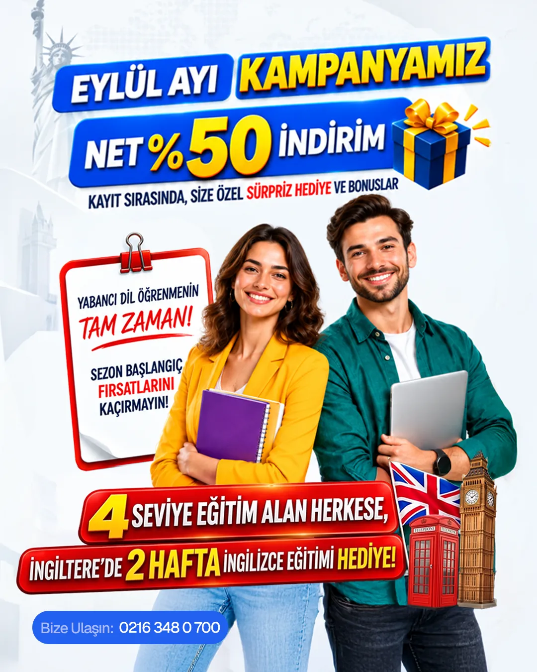 Kadıköy Amerikan Kültür — Kadıköy İngilizce Kursu Kampanyası 2